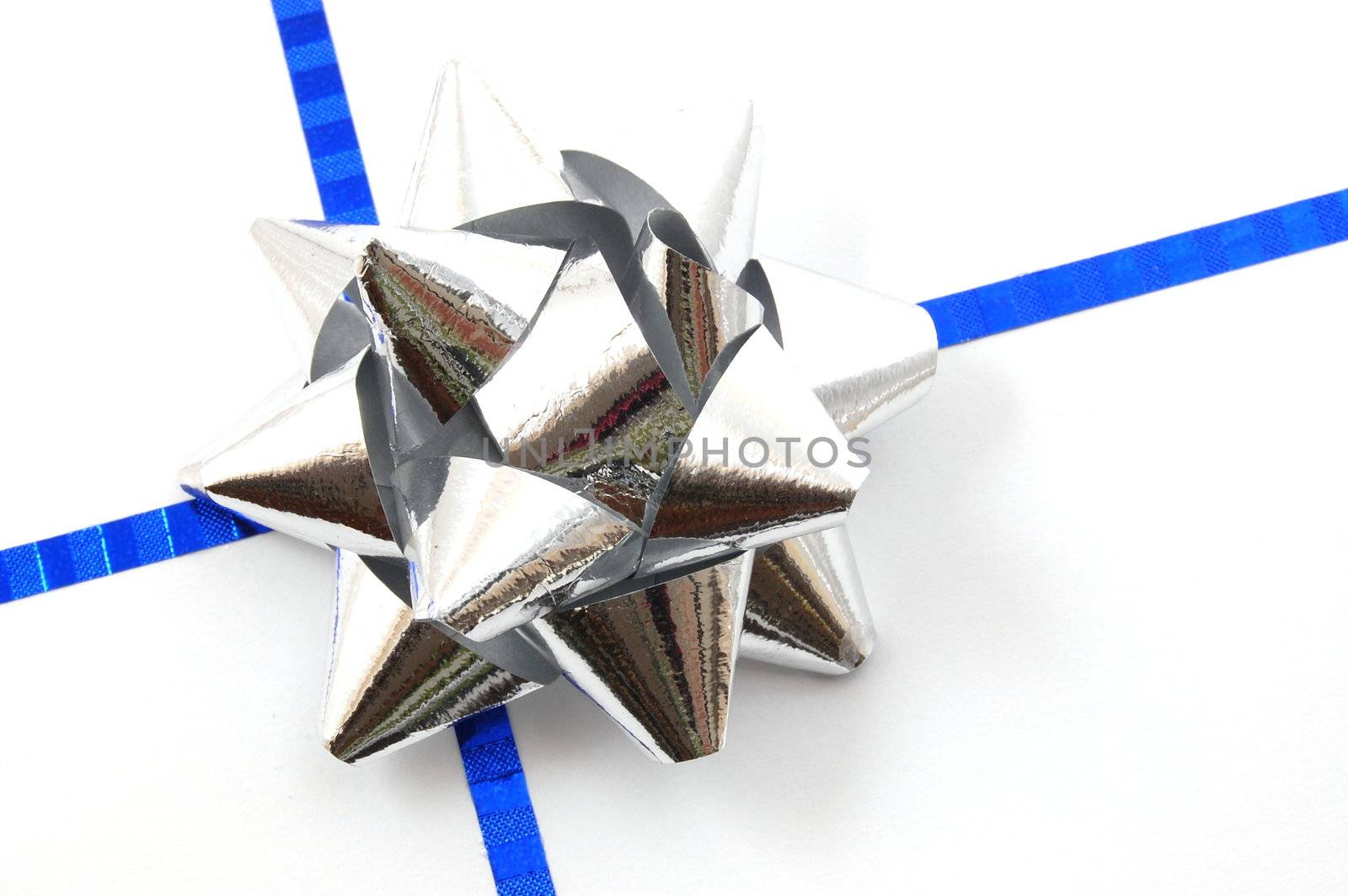 Some ribbon isolated on a white background