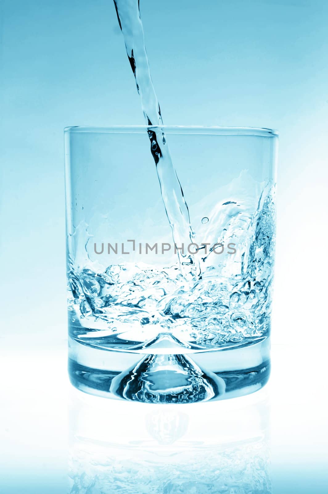 Glass of water by gunnar3000