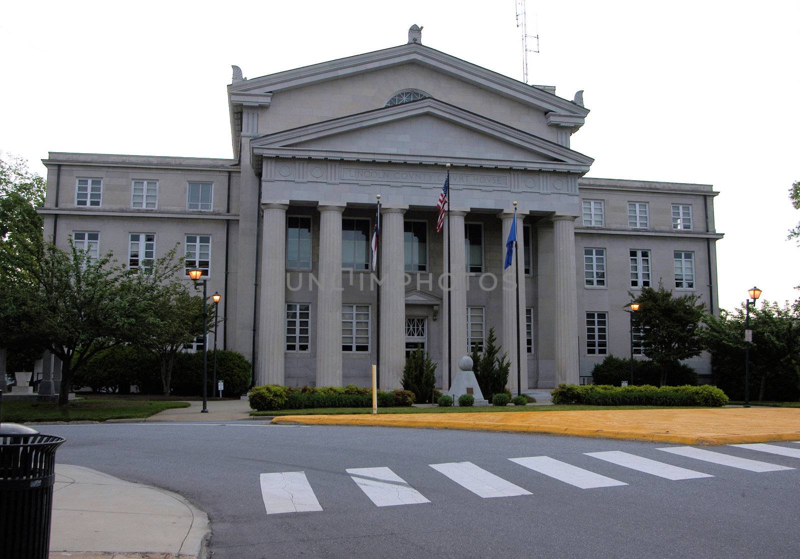 An  old county courthouse in rural North Carolina