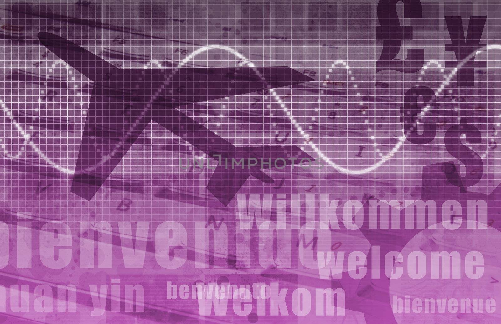 Travel Agency Abstract Background as a Art