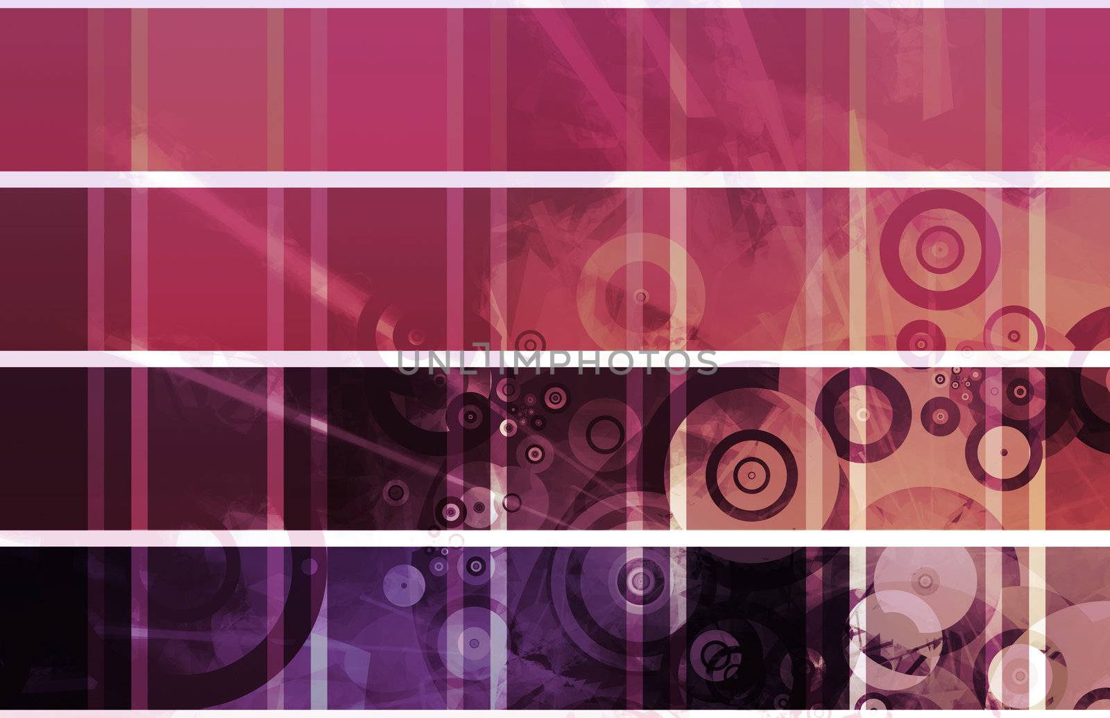 Website Headers Design Clip Art Set Blank