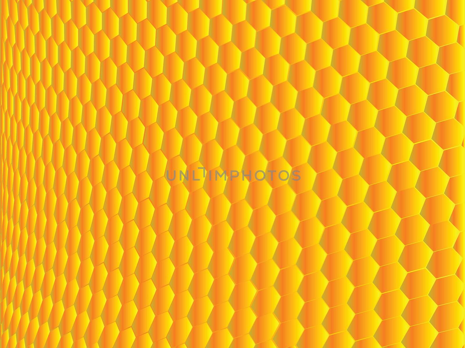 Stylized honeycomb texture