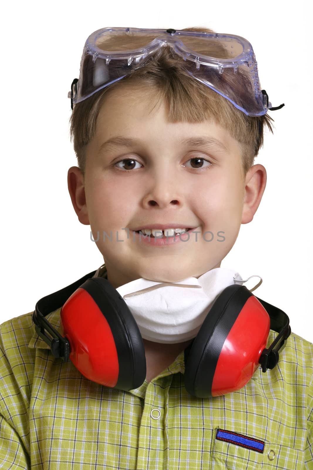Young handyman 

closeup