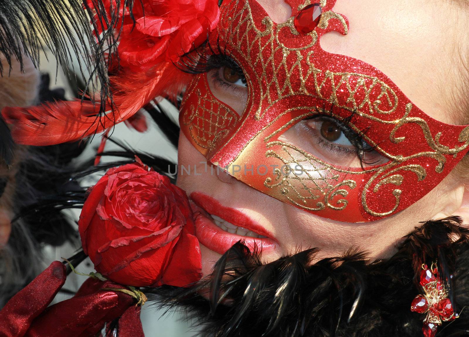   Beautiful mask in Venice, Italy