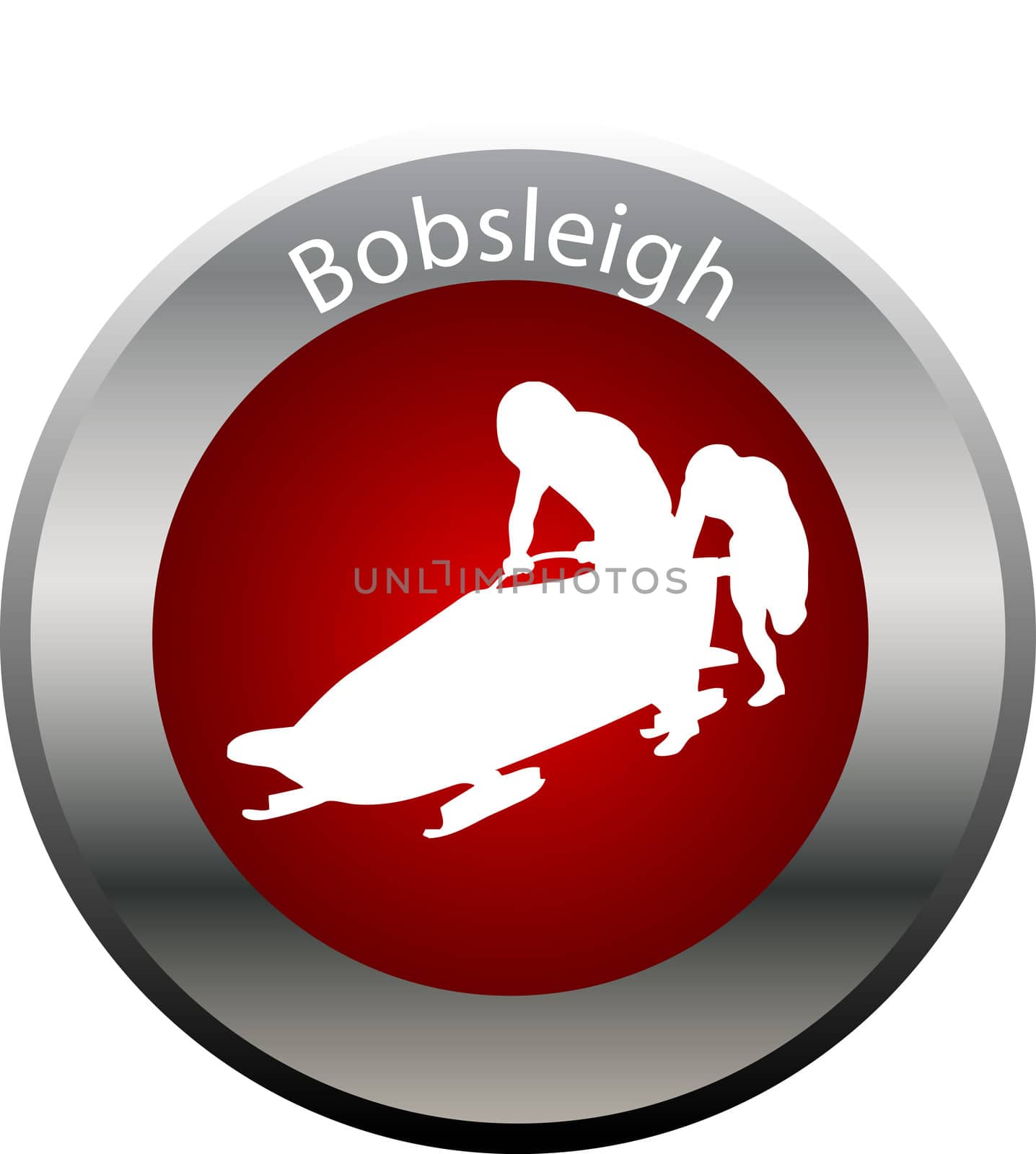 winter game button Bobsleigh