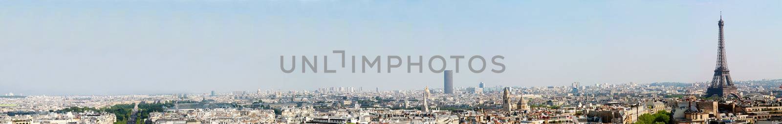 Paris, panoramic view  by lsantilli
