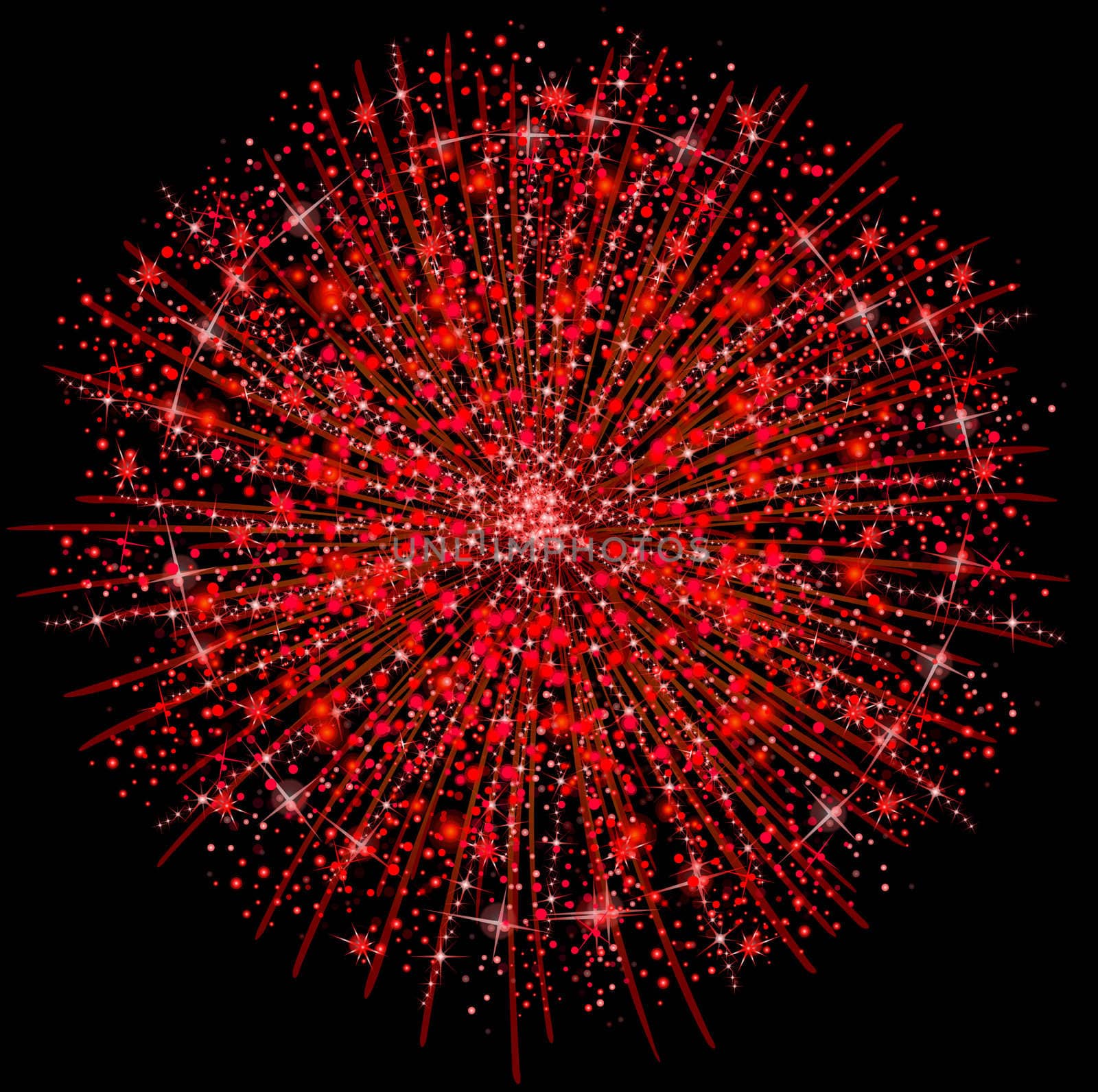 illustration of a fireworks by peromarketing