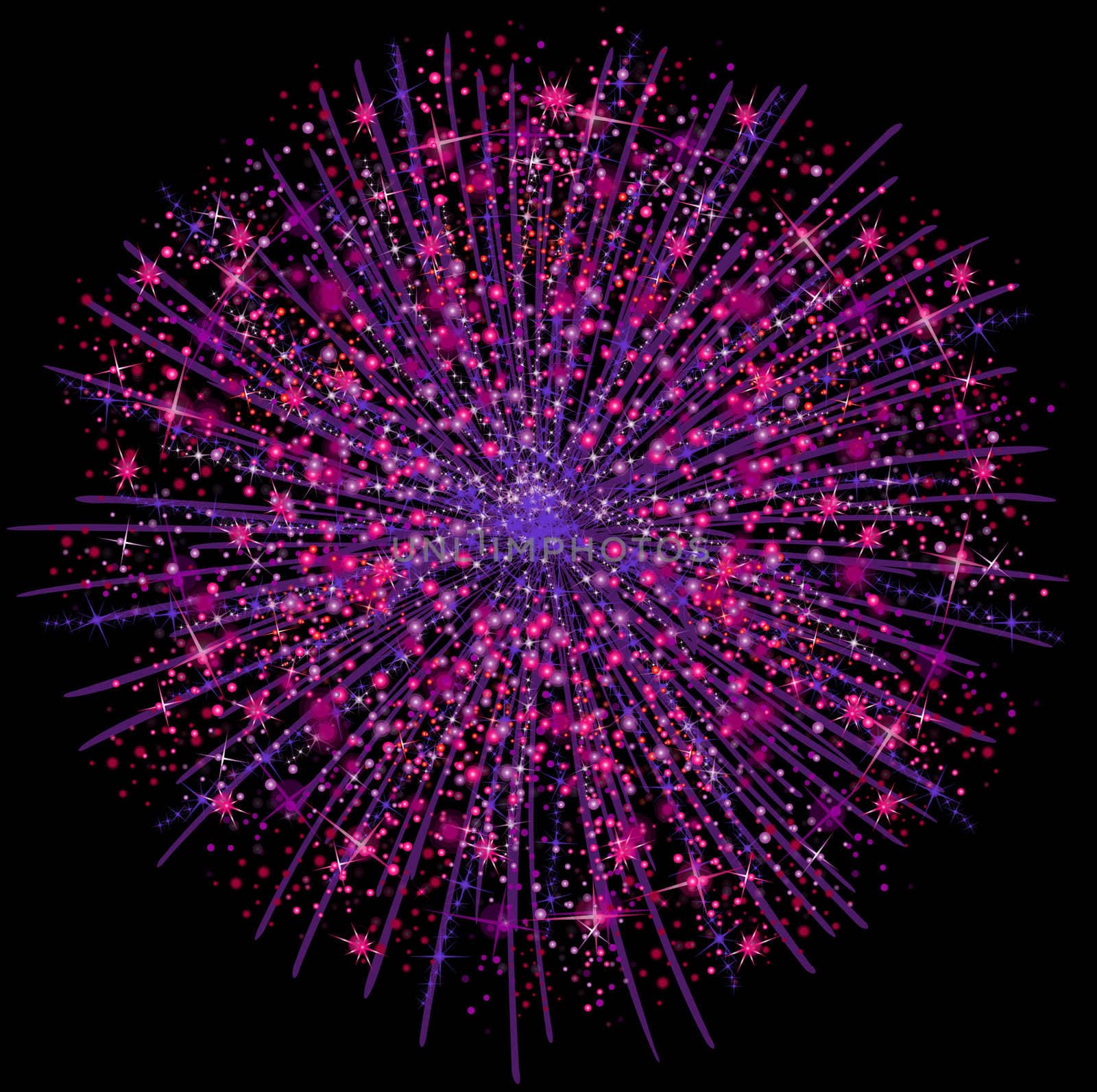 illustration of a fireworks by peromarketing