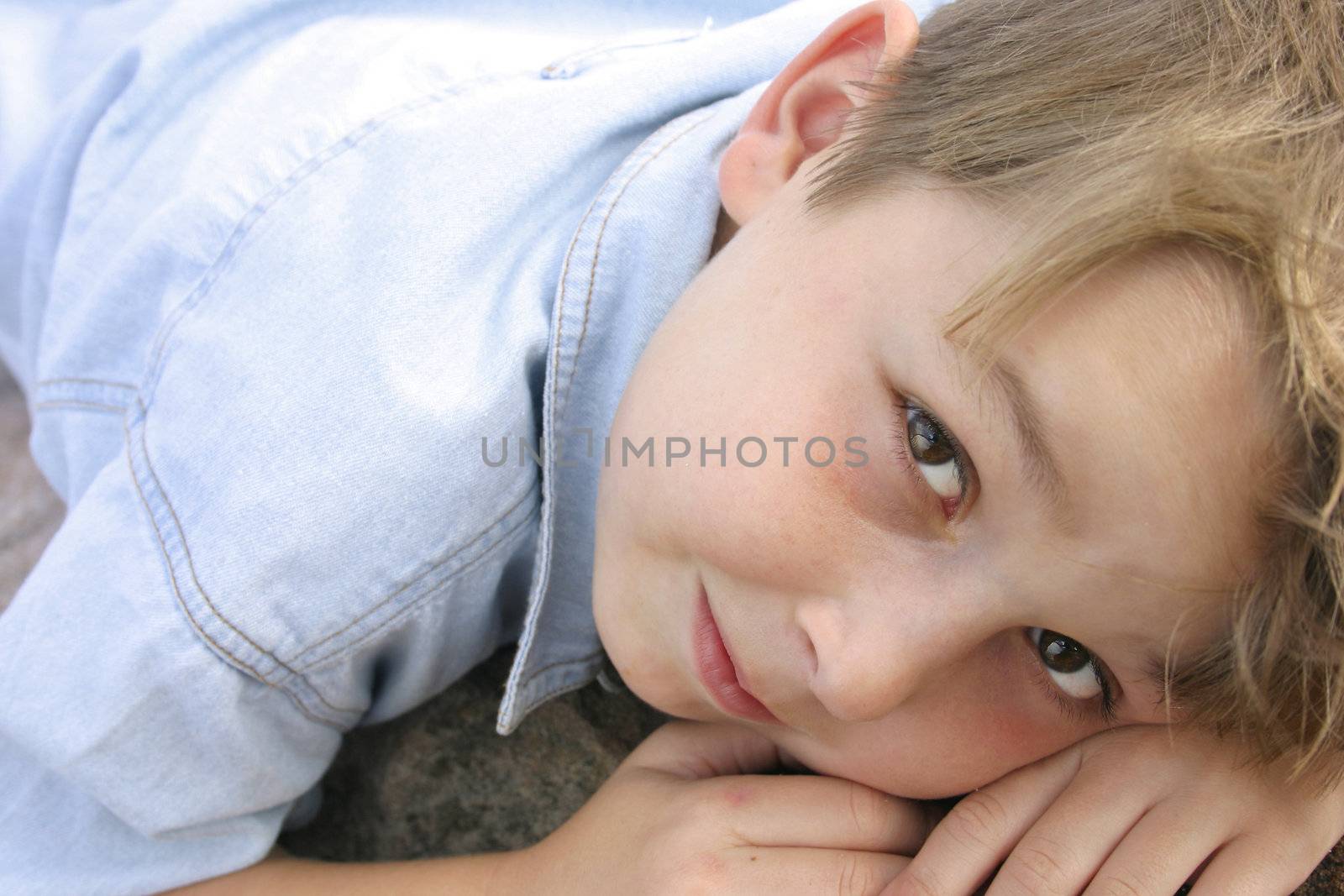 Young child's eyes