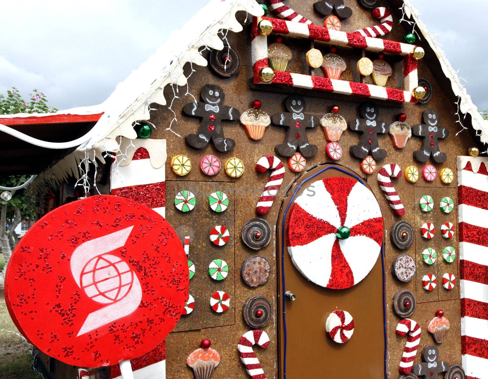 Scotiabank's Gingerbread House located in Emanipation Park in Kingston, Jamaica.