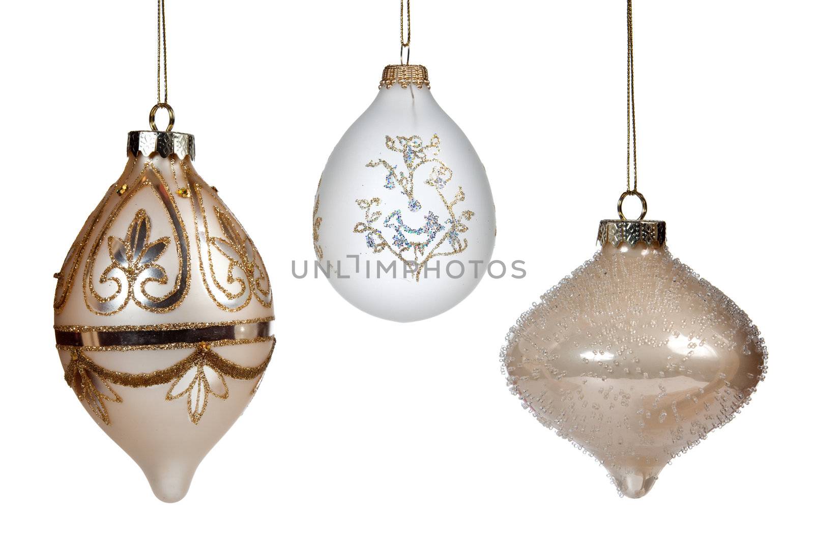 Three christmas ornaments by steheap