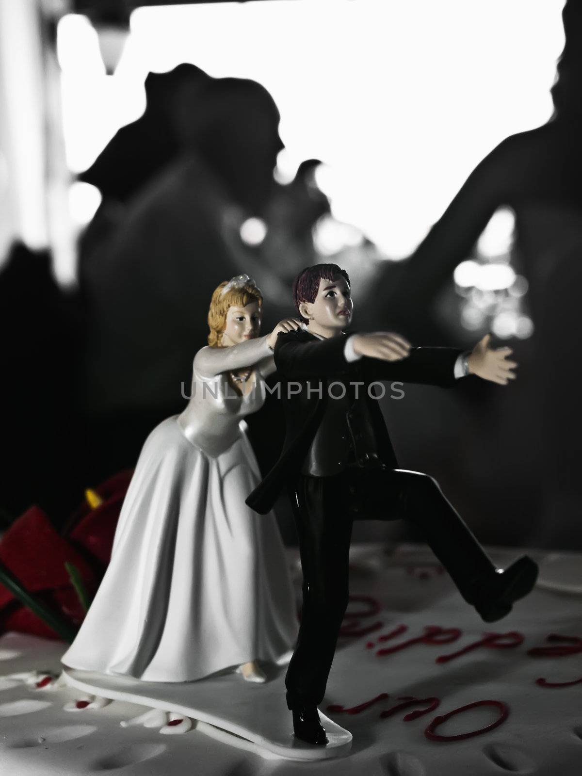Wedding Cake Detail by PhotoWorks