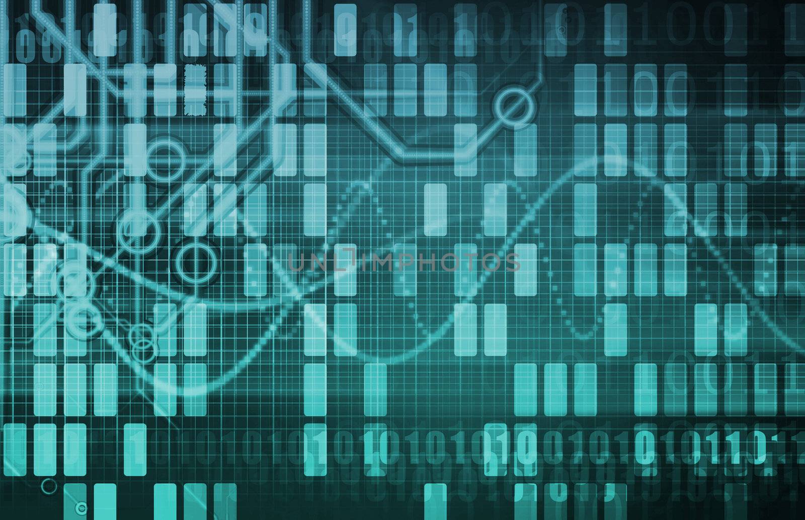 Internet World Wide Web Abstract Tech Background