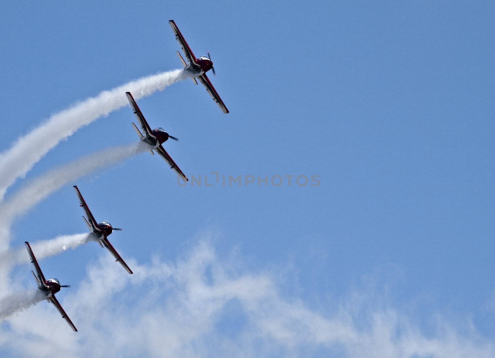 LUQA, MALTA - SEP 26 - Pioneer Team from Italy during the Malta International Airshow 26th September 2009