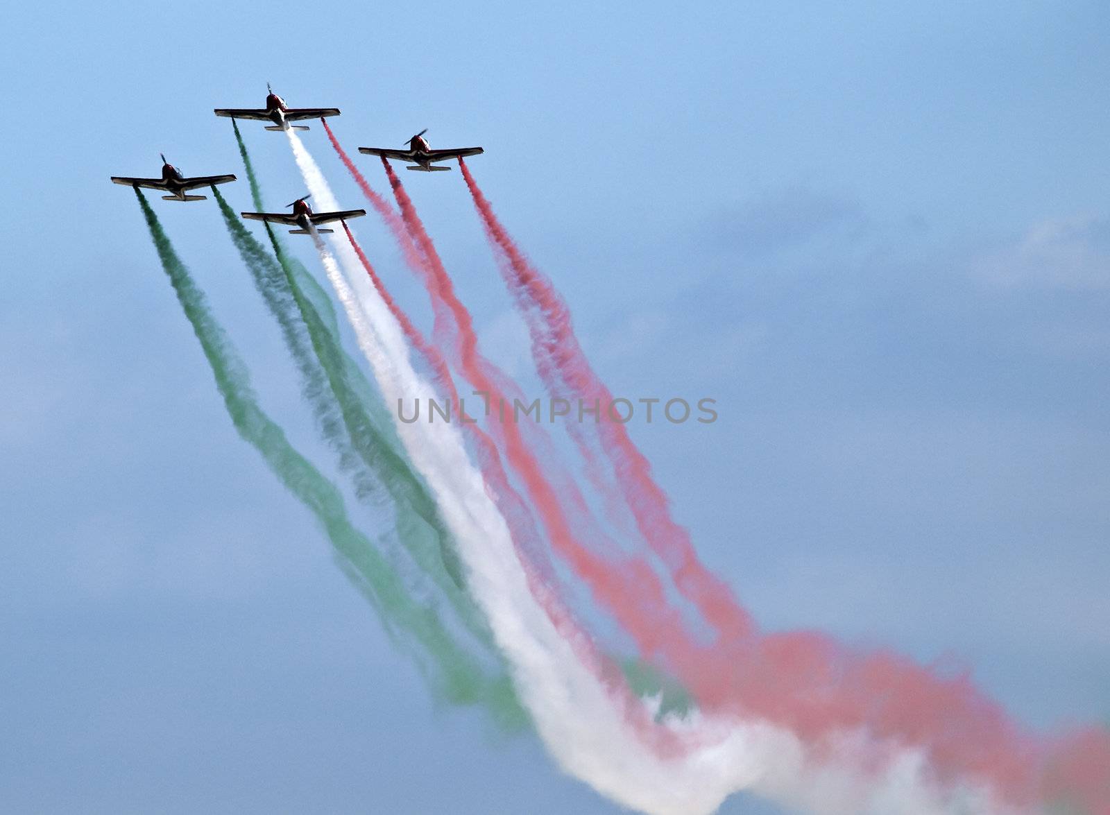 LUQA, MALTA - SEP 26 - Pioneer Team from Italy during the Malta International Airshow 26th September 2009