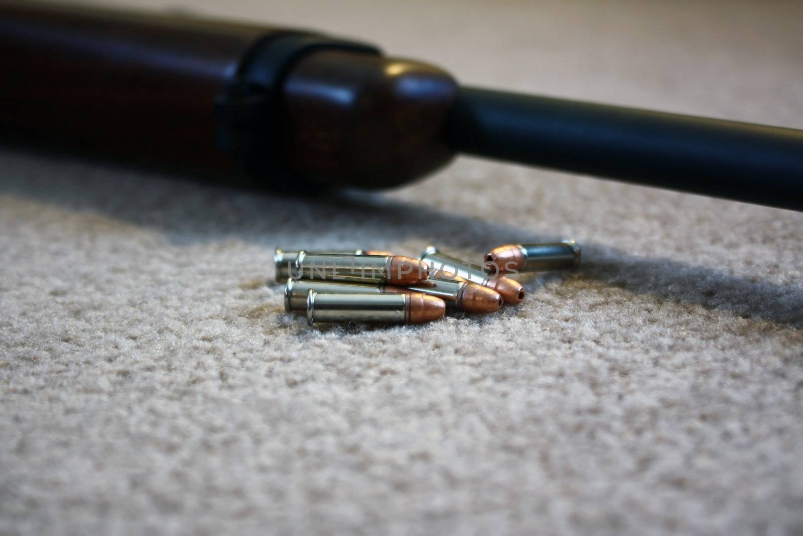 bullets and rifle by amandaols