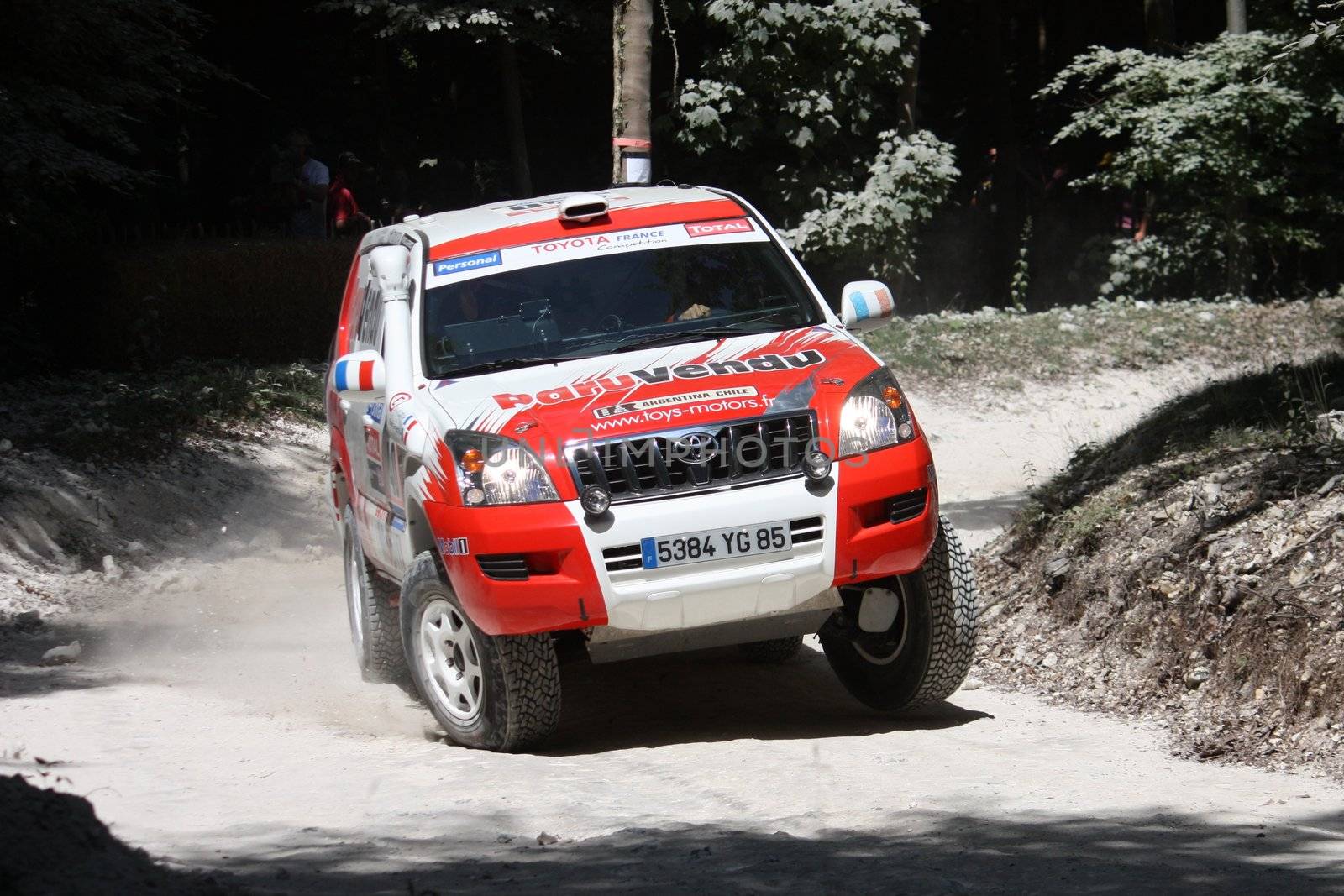 Toyota dakar rally truck