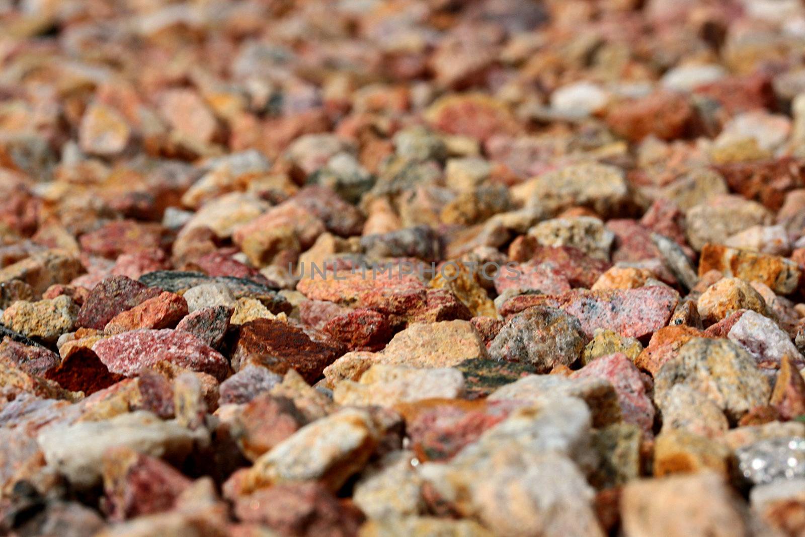 Site of desert with the small stone, natural conditions of shooting.