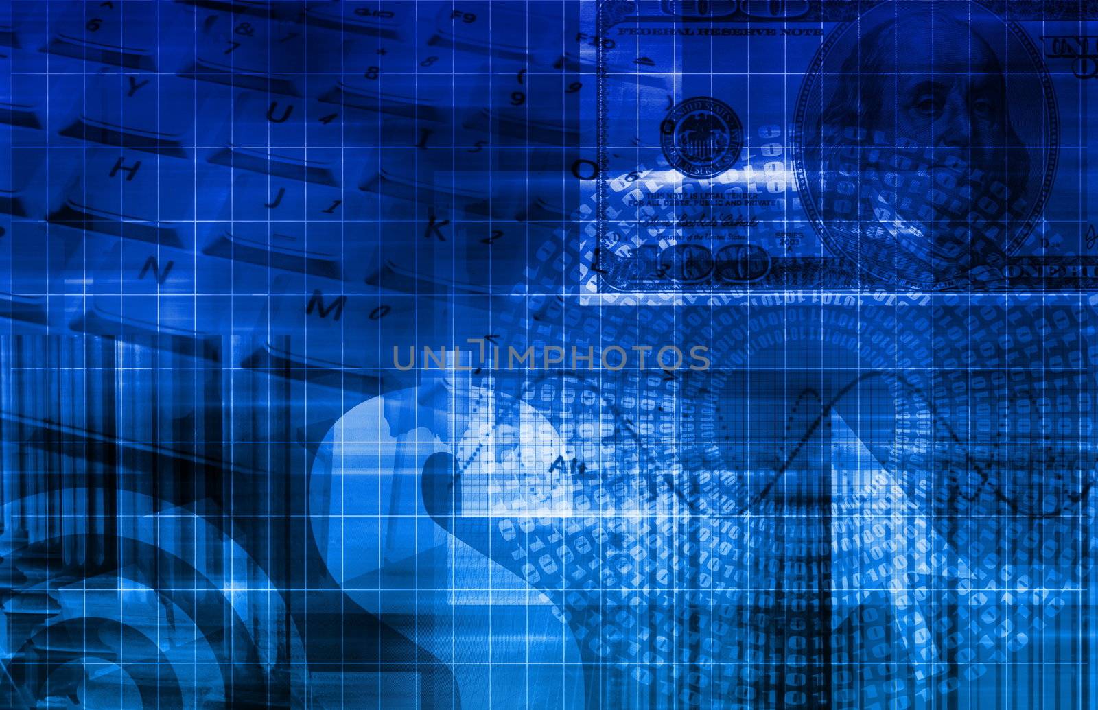 Global Business Color Technology Abstract in Colors
