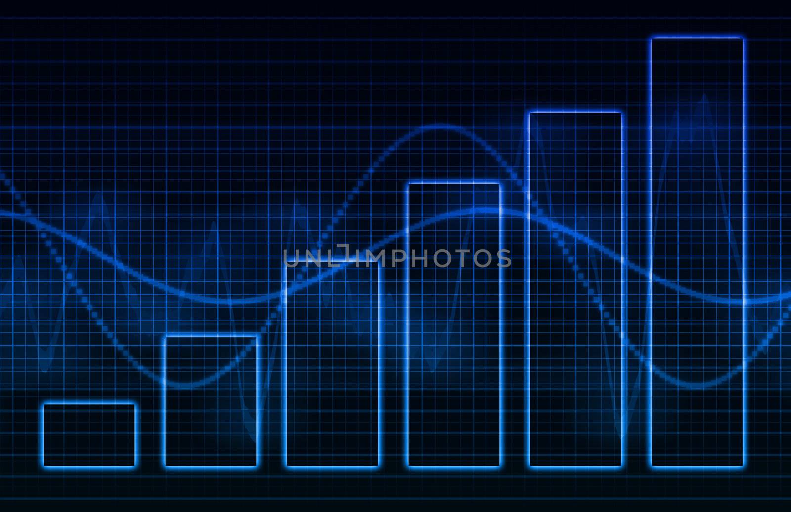 Business Charts Concept Diagram as a Abstract
