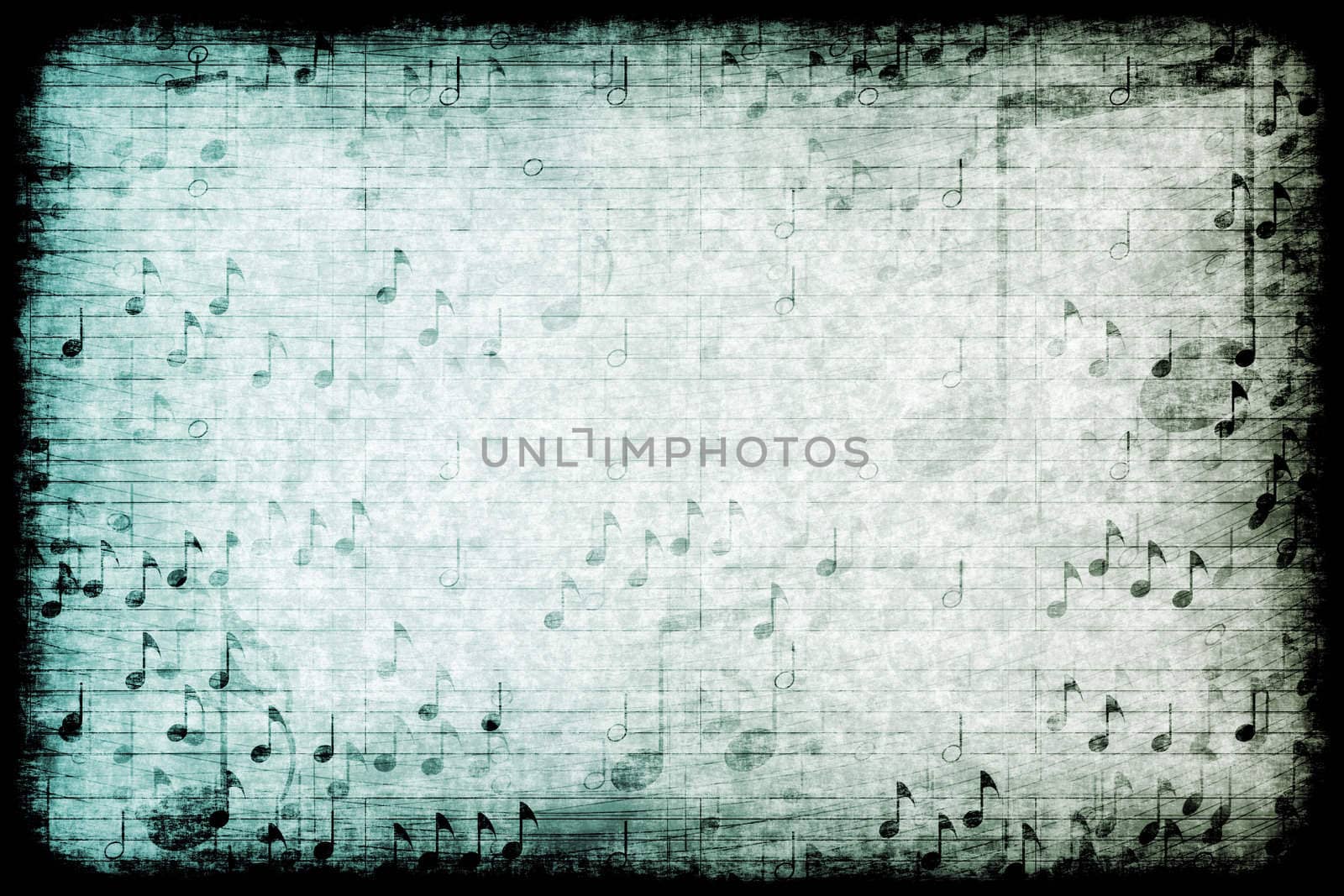 A Music Themed Abstract Grunge Background Texture