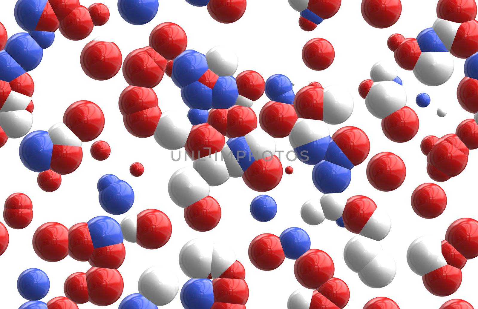 Atom Cell Molecule Abstract as a Background