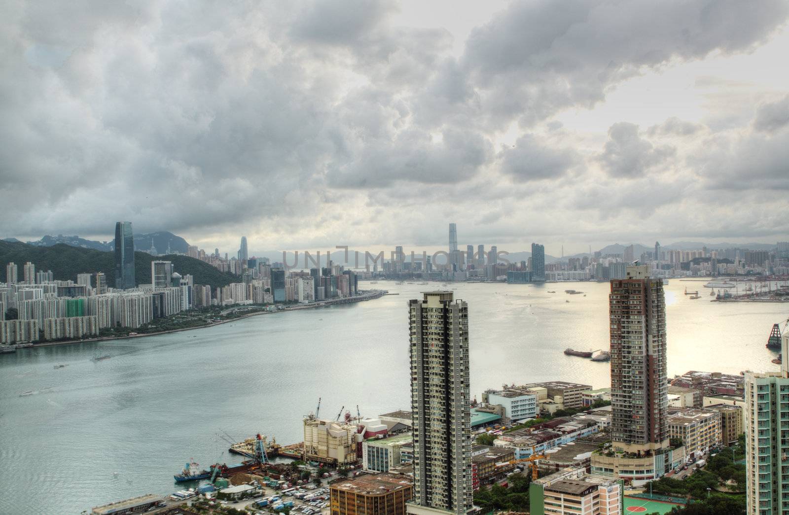 Hong Kong and modern buildings