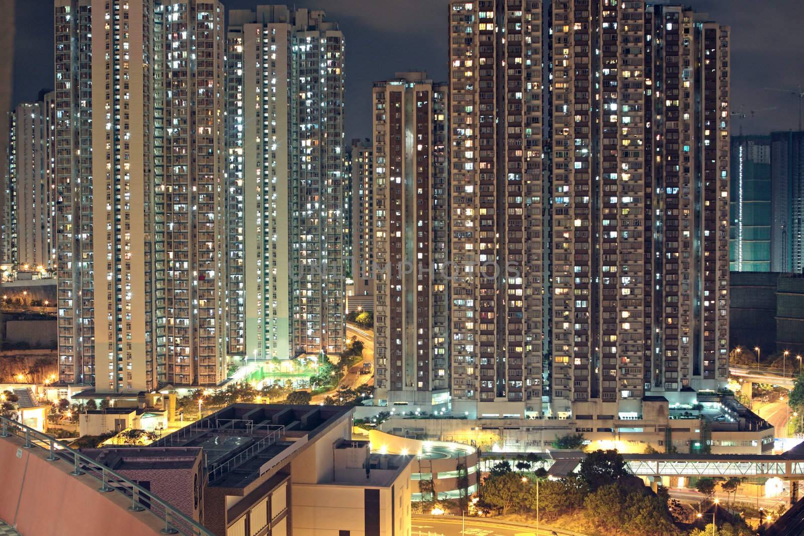 Hong kong at night 