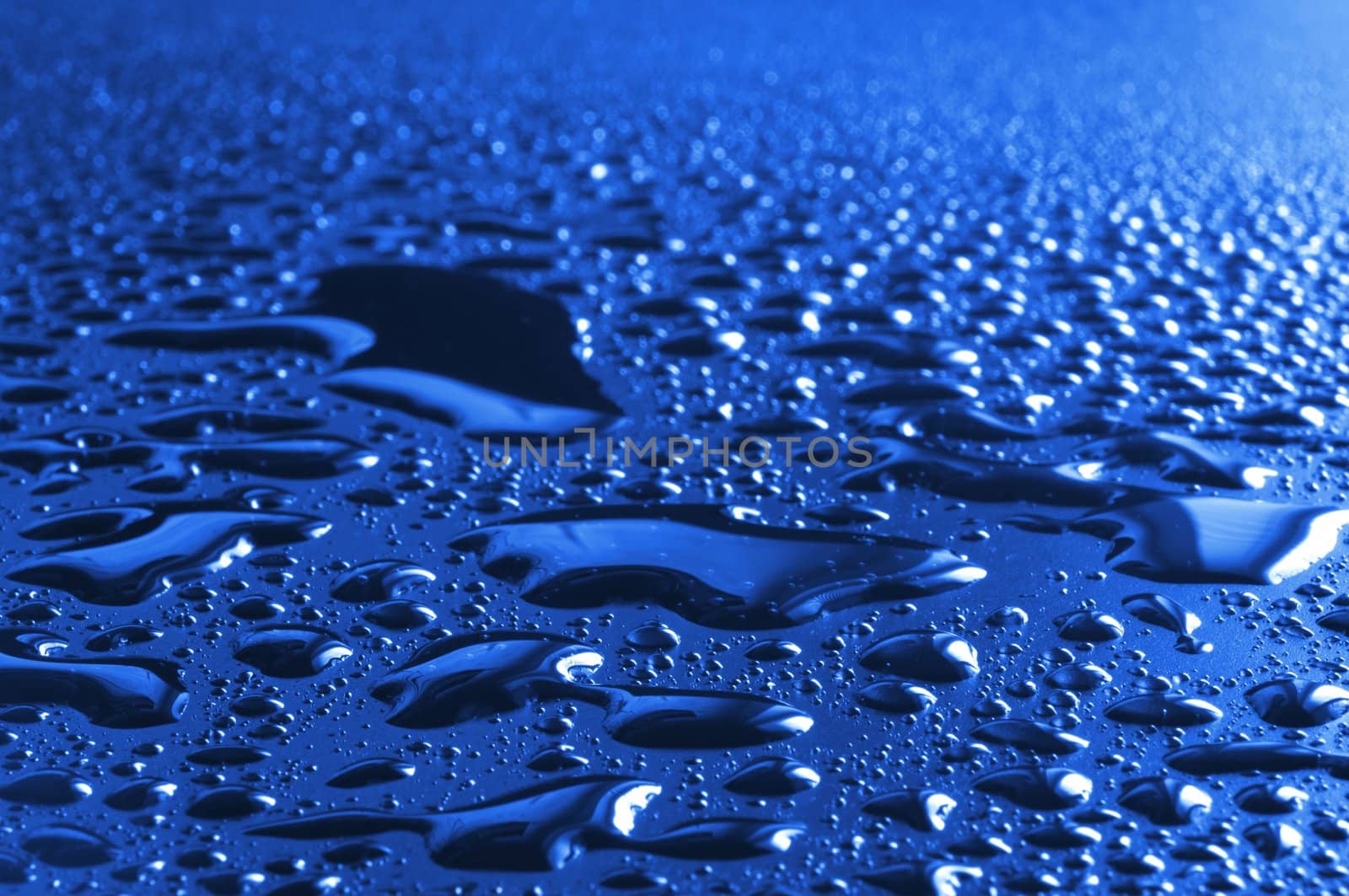 water drop background with copyspace for a rainy day