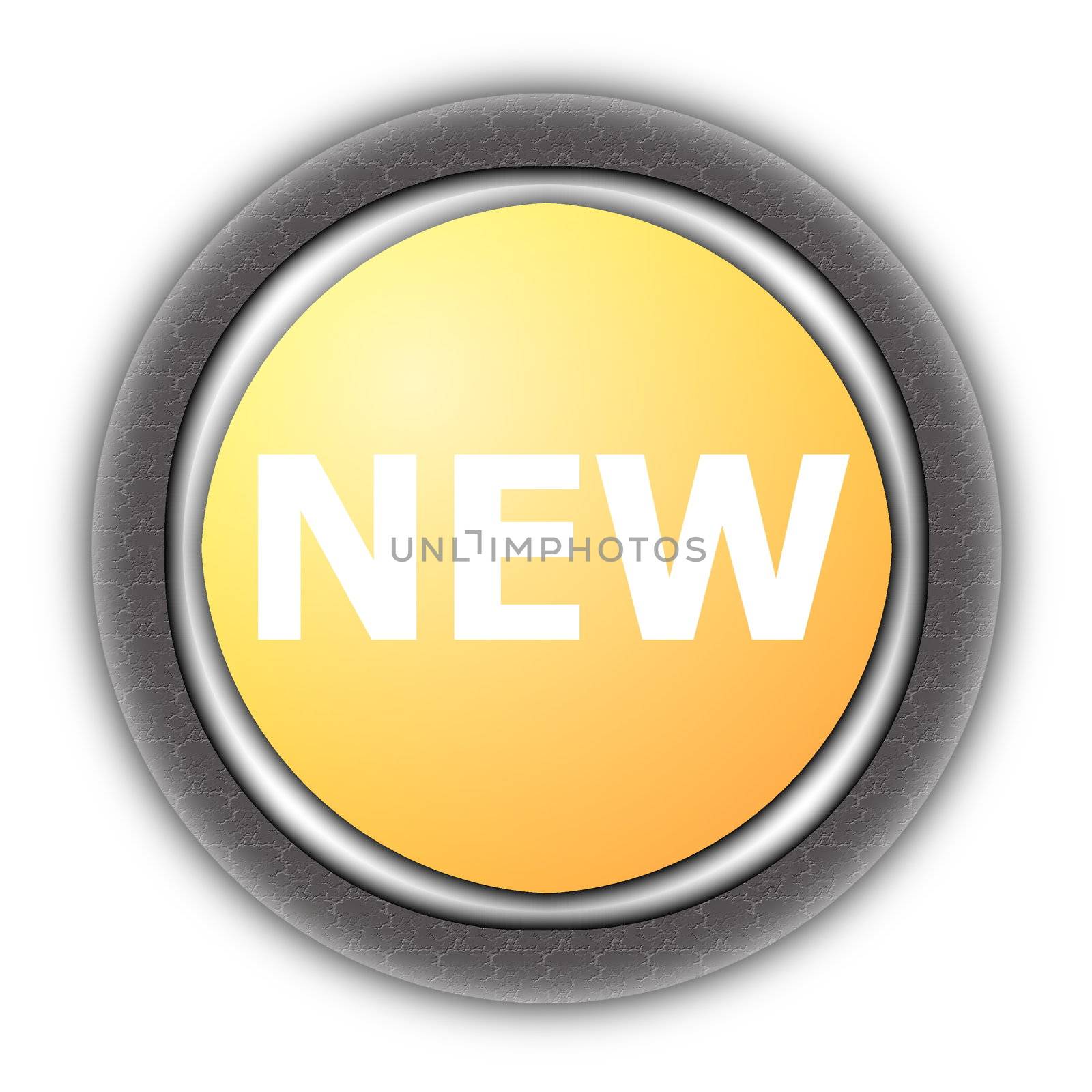 new button for a internet website isolated on white