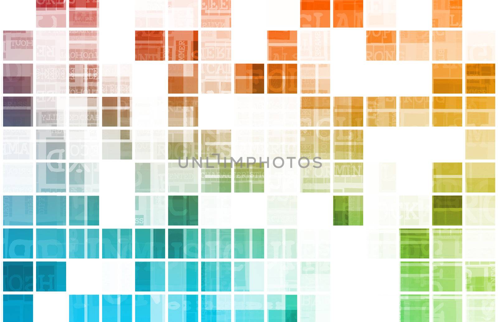 Digital Abstract Data Media As a Art