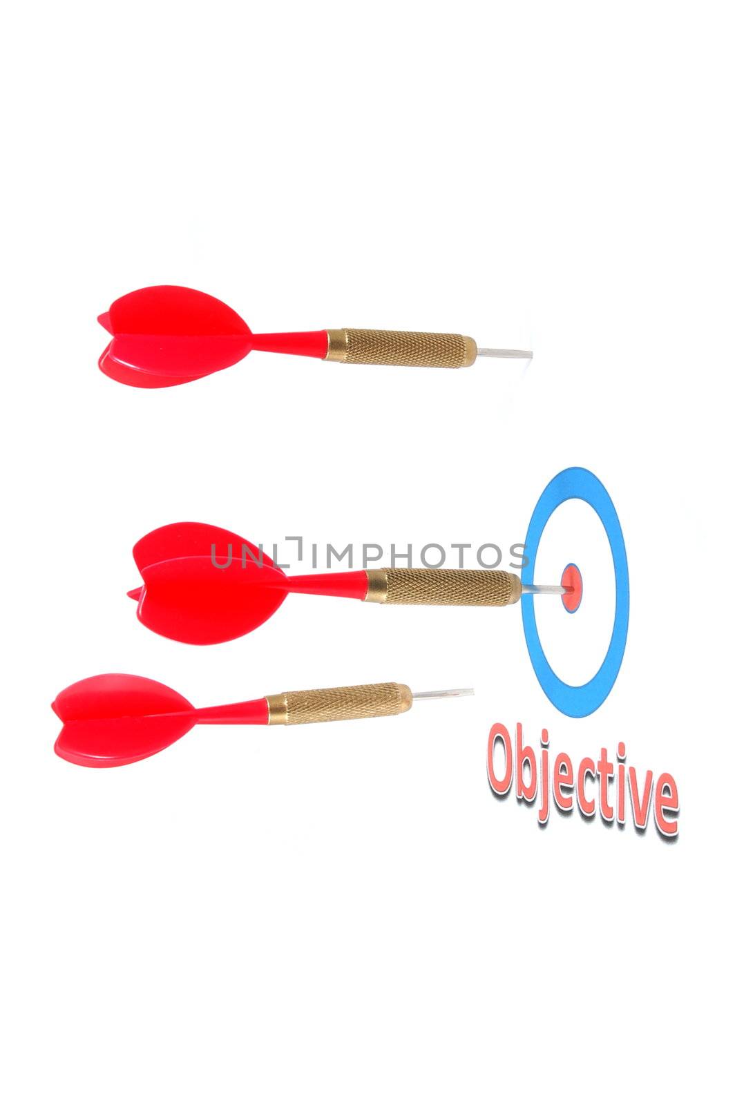 success concept with dart arrow by gunnar3000