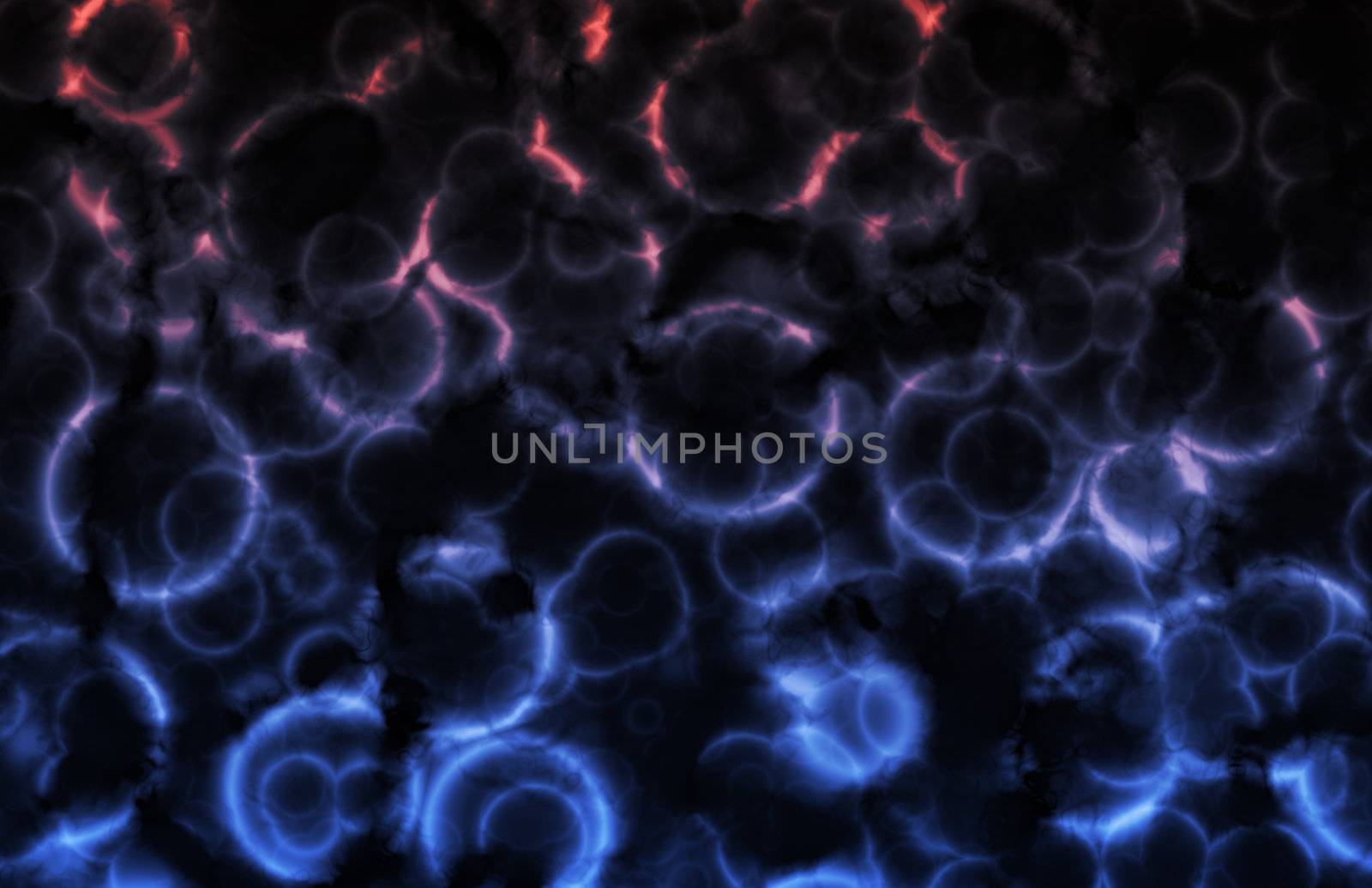 Microscopic Cell Organisms as an Abstract Art