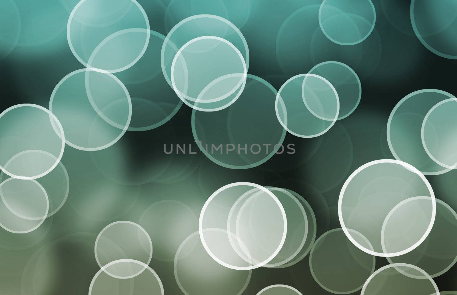 Blurry Pattern Abstract on Many Colorful Circles