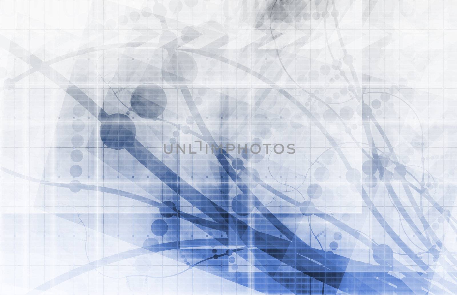 Futuristic Background as a Network Concept Art