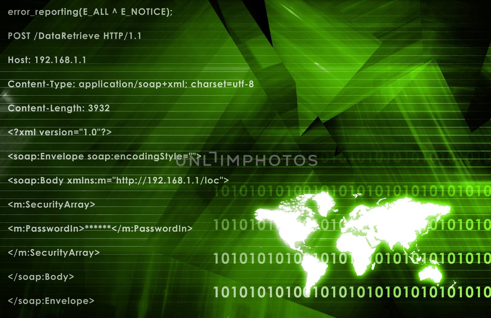 Business Abstract Technology as a Background Art