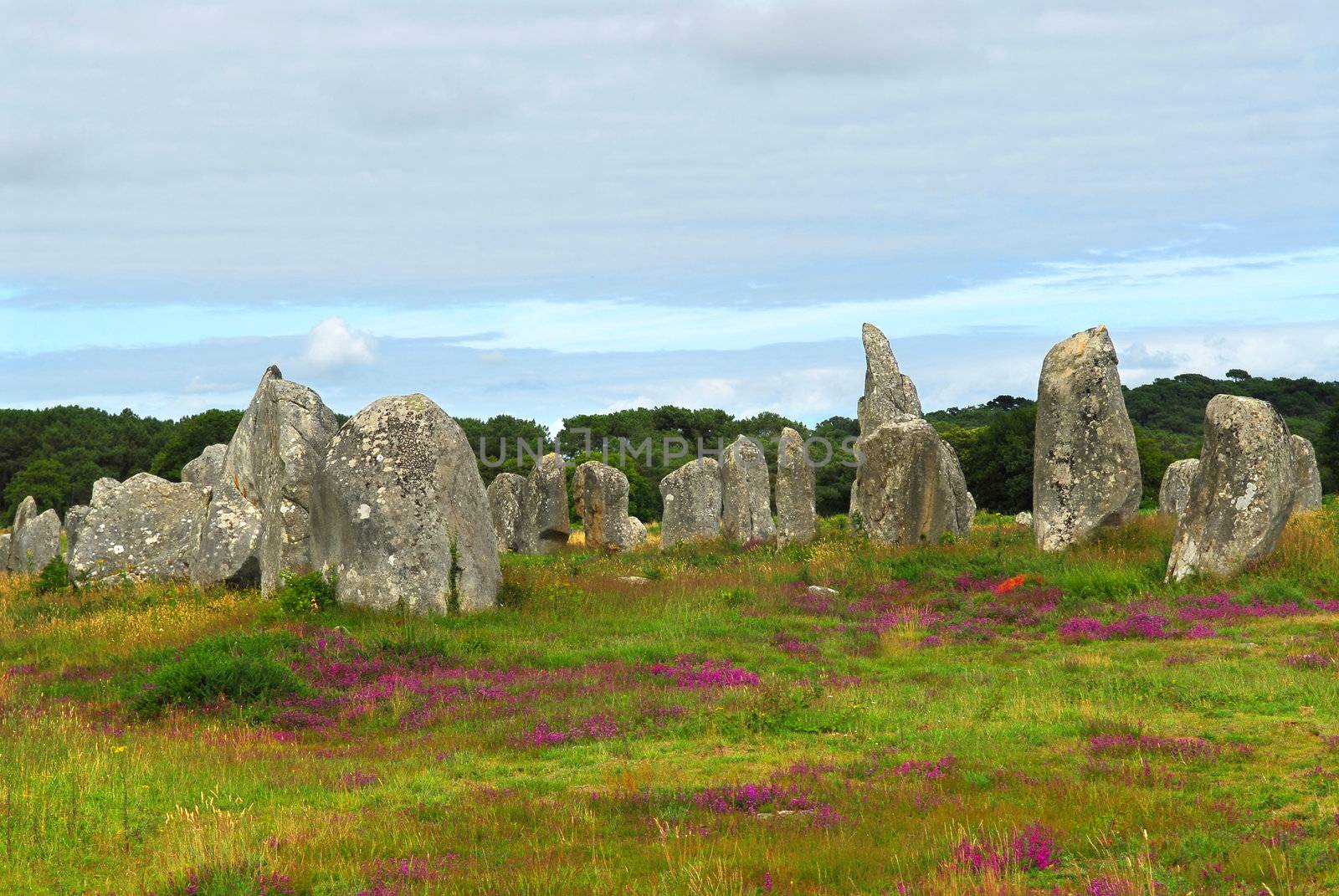 Megalithic monuments in Brittany by elenathewise