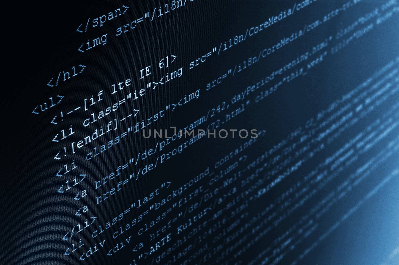 html computer code background showing concept for the internet