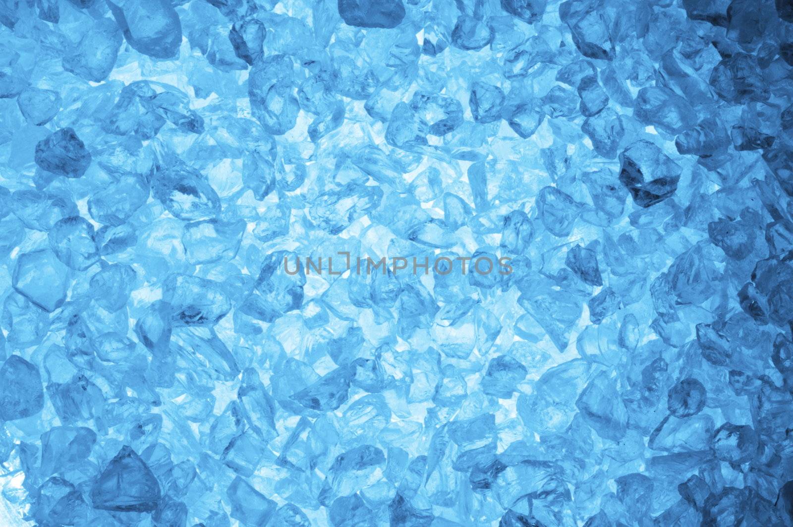 cool ice background or texture in blue with copyspace