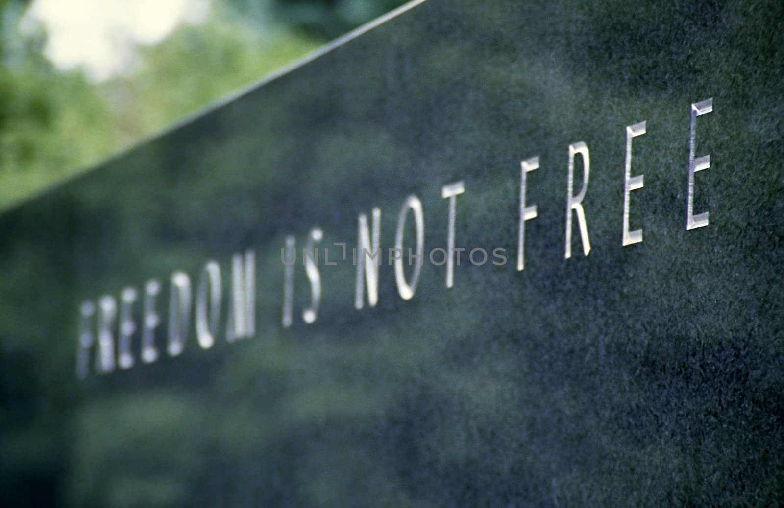 freedom is not free in the stone wall