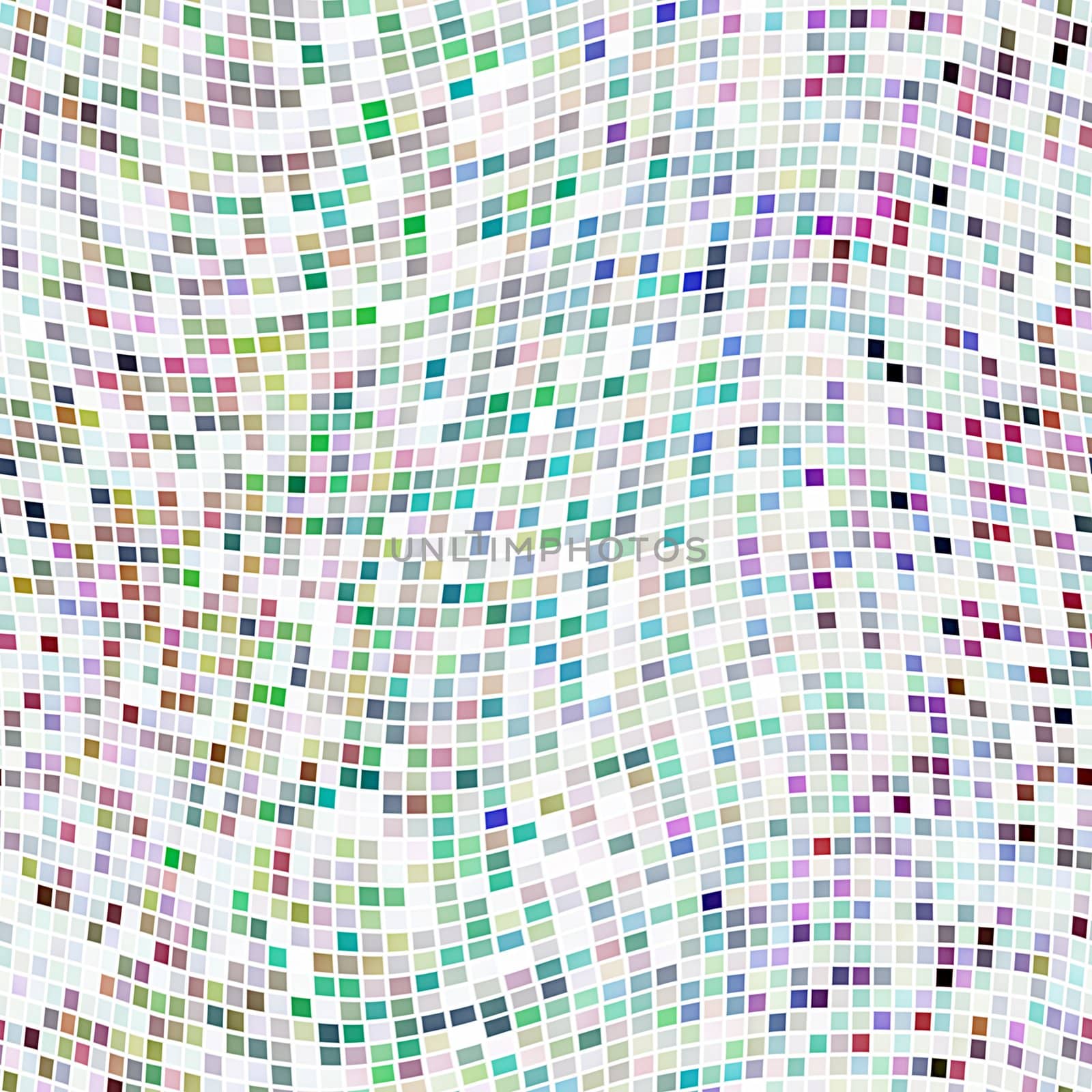 seamless texture of colorful and white little cubes