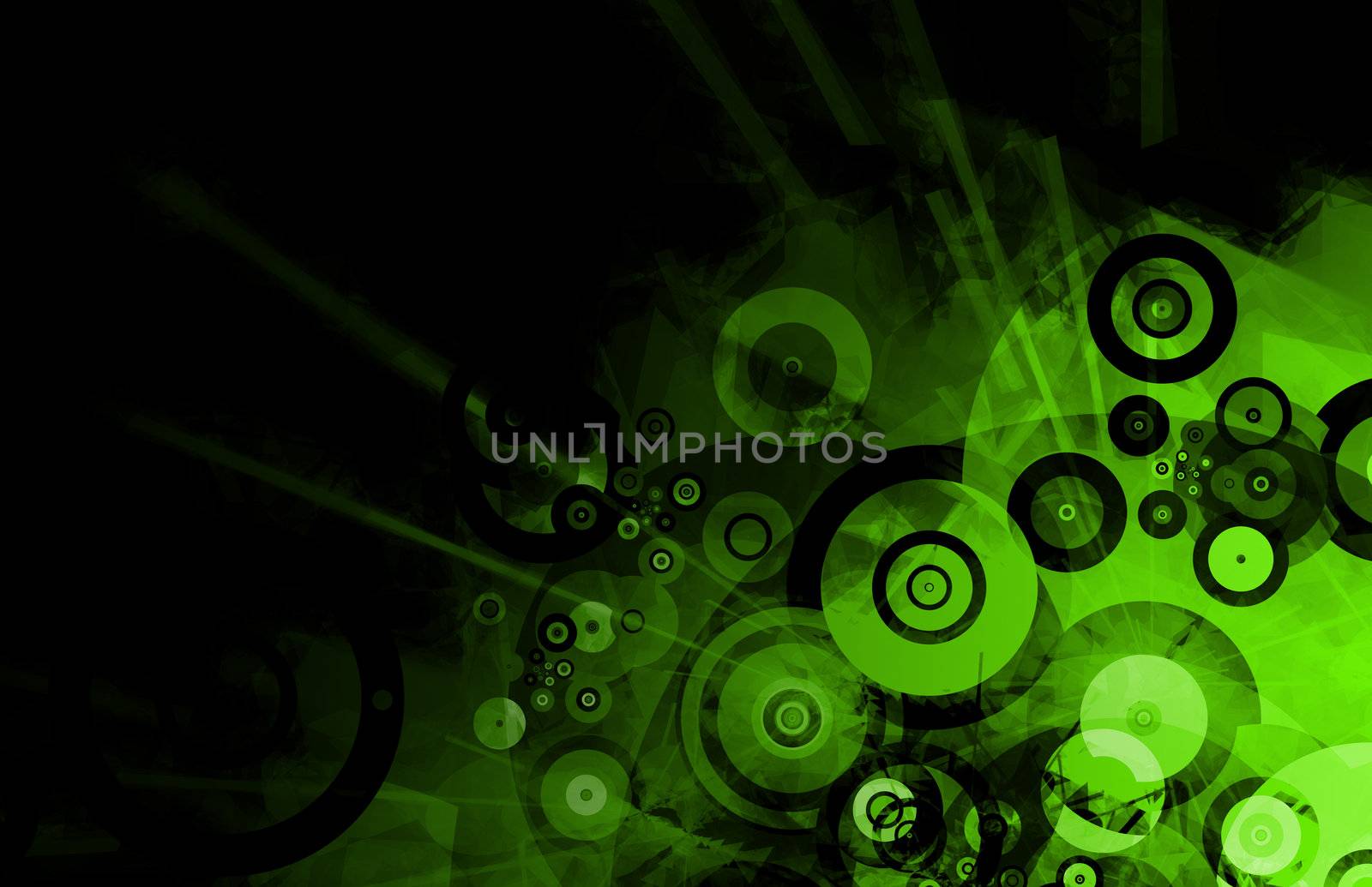 Grunge Music Background with Colorful Effects Art