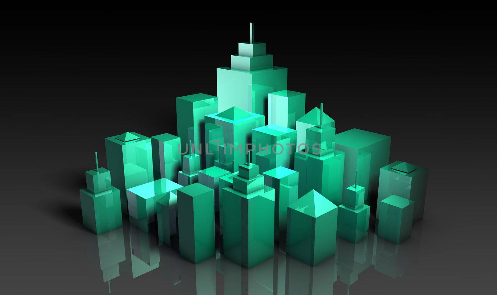 Prime Property Location Real Estate in 3d