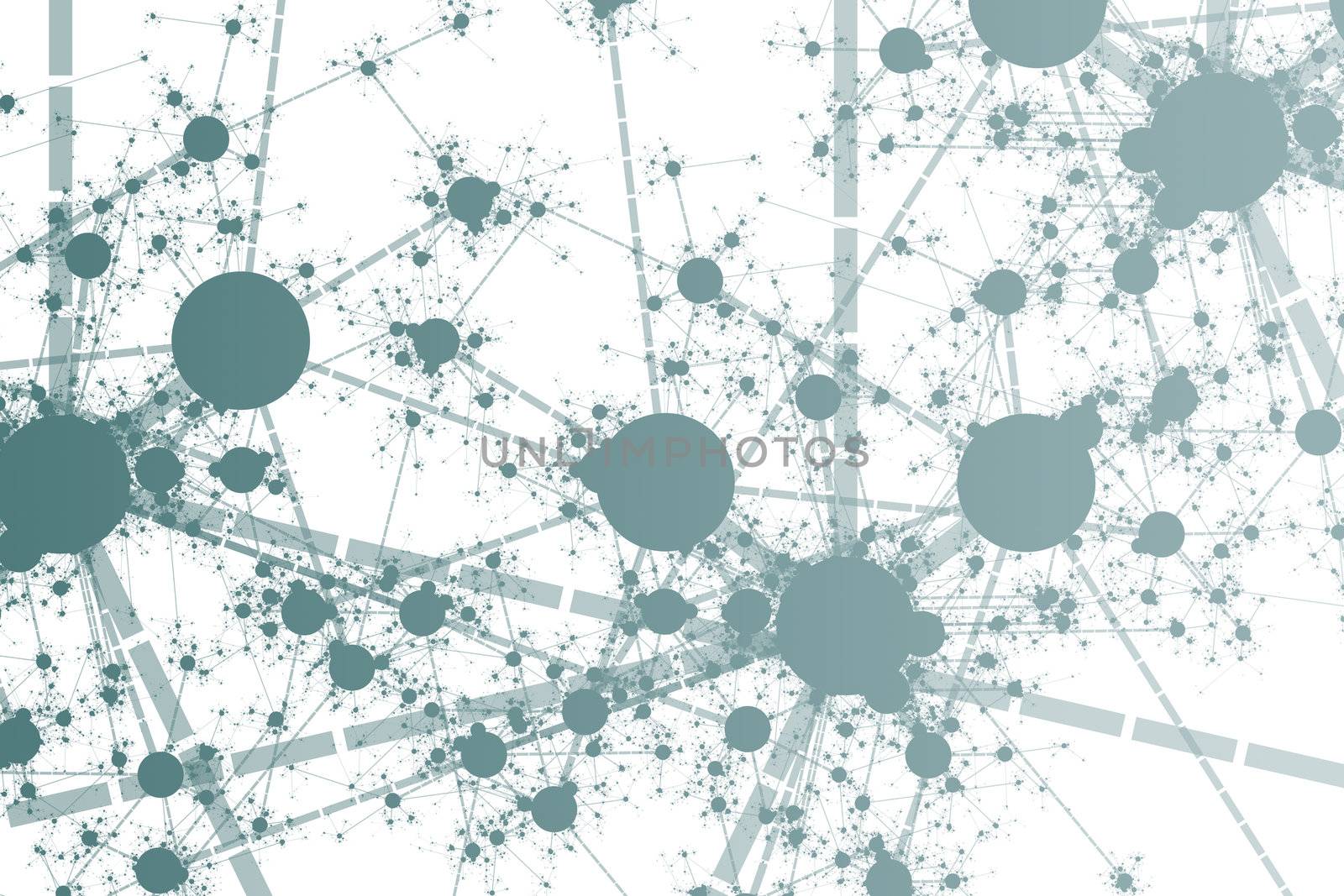 Futuristic Technology Data Flow Color Digital Abstract