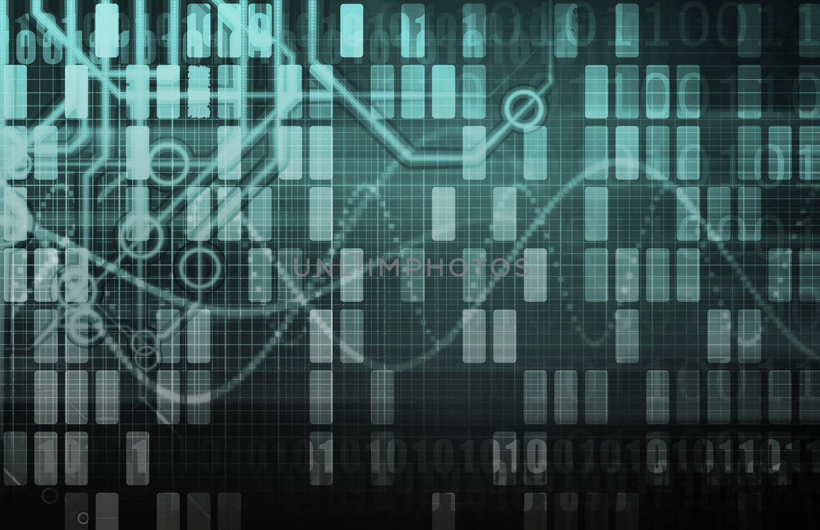 Advanced Technology Science As a Art Background