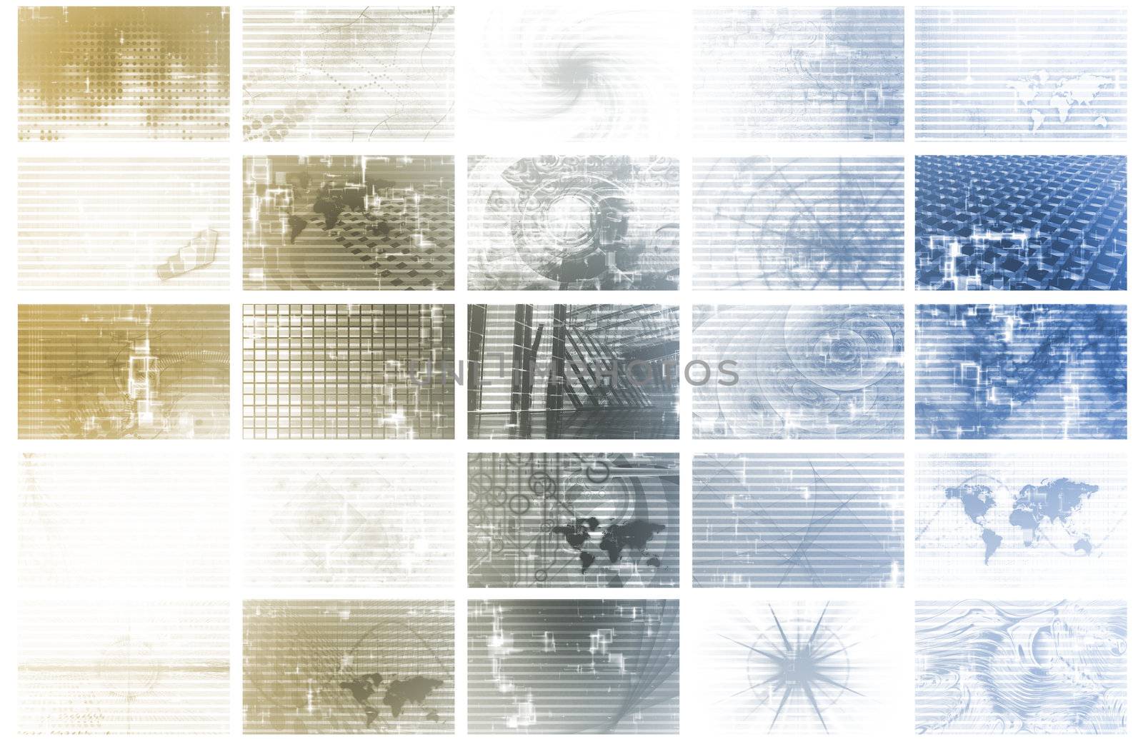 News and Media Overload Tech Abstract Background