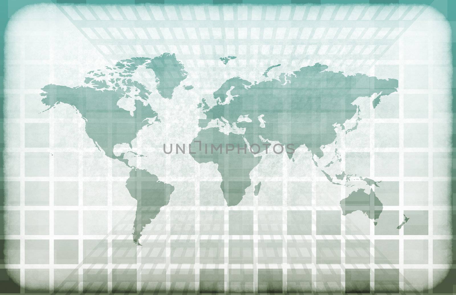 Grunge Map on a Information Technology Abstract