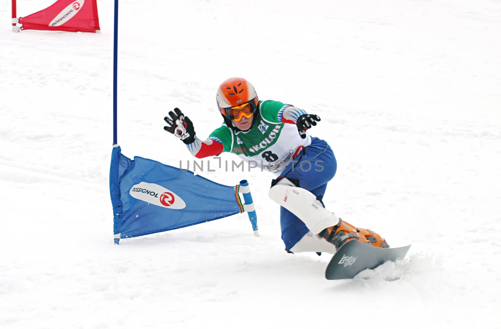 KYIV, UKRAINE - MARCH 4: round of the Snowboard European Cup: full throttle on March 4, 2007 in Kyiv, Ukraine