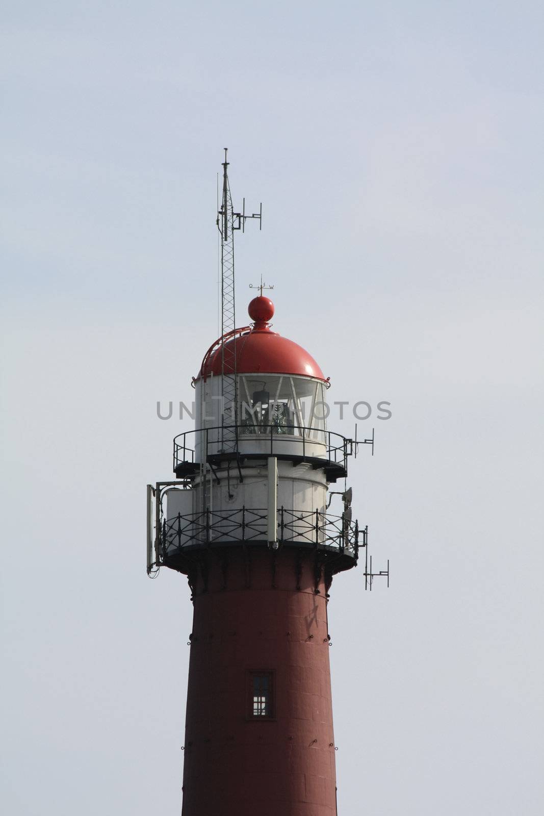 An old lighthouse in Ijmuiden, the Netherlands