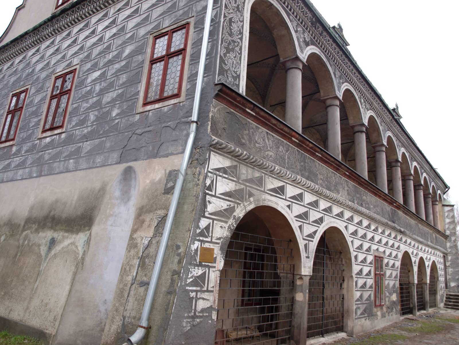 the historical building, museum in Ceska Lipa